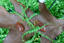 Load image into Gallery viewer, Small Bronze Handmade Earrings
