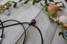Load image into Gallery viewer, Handmade Purple and white Resin Gem
