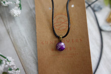 Load image into Gallery viewer, Handmade Purple and white Resin Gem
