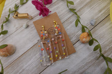 Load image into Gallery viewer, Rainbow Dot Dangle earrings
