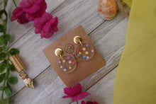 Load image into Gallery viewer, Small Rainbow Dot Earrings
