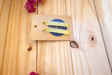 Load image into Gallery viewer, Yellow bar dangle earrings
