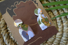 Load image into Gallery viewer, Terrazzo arch earrings
