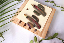 Load image into Gallery viewer, Handmade Cactus polymer clay earrings
