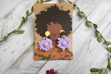 Load image into Gallery viewer, Lavender Purple textured flower
